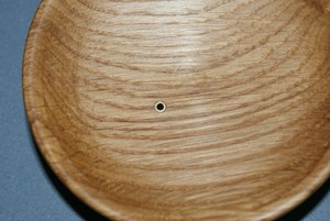 Support d'encens artisanal en bois de chêne massif, bol rond, cendrier, décoration minimaliste zen pour table, art décoratif - Product Image 6