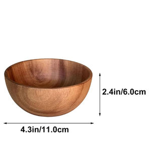 Bol de service artisanal en bois de manguier pour les repas quotidiens, le mélange de salades, la présentation de fruits et la décoration rustique de la maison à bas prix - Product Image 1