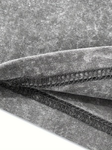Camisetas de Hombre de Alta Calidad, Estilo Vintage, Lavadas con Ácido, Estampadas, Cuello Redondo, Manga Corta, para Deporte - Product Image 5