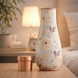 Botella de Agua de Cobre Reutilizable, Ecológica, Impresa, a Prueba de Fugas, Botella de Cobre Puro para la Salud Ayurvédica, para el Hogar, Gimnasio, Oficina, Venta al Por Mayor - Product Image 4