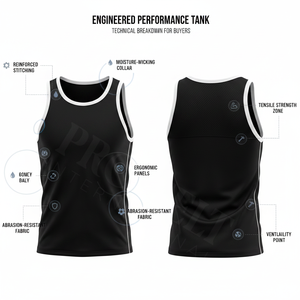 Débardeur de sport côtelé 100 % haute qualité, sans manches, pour la gym, le fitness et l'entraînement, léger, couleur personnalisable, idéal pour l'été - Product Image 2