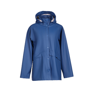 Functional Outdoor Rain Coat Unisex Rainwear Basic Style PU Rain <b>Jacket</b> Waterproof Raincoat Windproof Rain Wear - Product Image 1