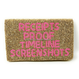 Bolso de Mano de Lujo Multicolor Texturizado para Fiesta, Bolso de Mano con Cuentas Hechas a Mano en Oro para Mujer, Bolso de Mano Duradero con una Sola Correa y Cierre Magnético - Product Image 4