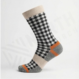 Athletic Sports Breathable <b>Socks</b> Seamless <b>Toe</b> Merino Wool Outdoor Hiking Durable Performance Soft Customized Color Fit Pairs - Product Image 3