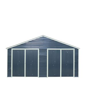 Remise de garage en métal 26 'X 30' Portes doubles avant de 9 'de haut Pic de 14' 780 pieds carrés Série 900 Double paroi Garantie limitée de 12 ans - Product Image 2