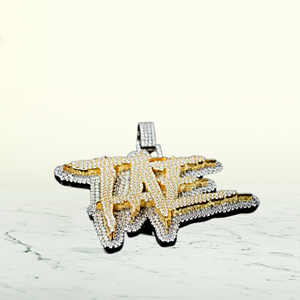 Custom Iced Out EMP Letter <b>Pendant</b> Necklace Micro Pave CZ Diamond Personalized <b>Initial</b> <b>Pendant</b> Hip Hop Nameplate Jewelry for Men - Product Image 3
