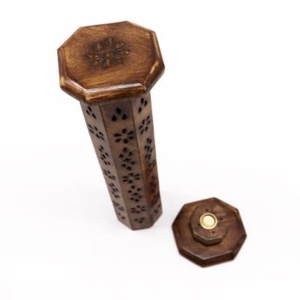 High Quality Durable Customized Wood <b>Incense</b> Burner Religious Aromatherapy Yoga Meditation Spa Temple Office Decor - Product Image 5