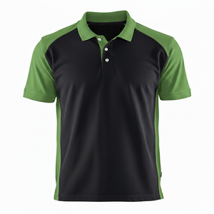 เสื้อโปโลชายแบบสั่งทำพิเศษ แห้งเร็ว ระบายอากาศดี แขนสั้น ปกคอพับ ทรงเข้ารูป ตัดต่อสีสัน สไตล์ลำลอง กีฬา กอล์ฟ เสื้อผ้าลำลอง - Product Image 1