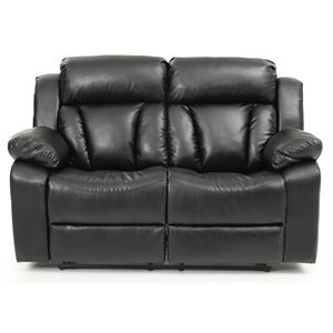 Glory Furniture Daria G683-RL Love Seat reclinabile nero comodo reclinabile con Design elegante - Product Image 1