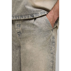 Vaqueros Baggy Rectos Personalizados de Estilo Urbano para Hombre, Vaqueros de Mezclilla de Algodón Oscuro Desgastado, Pantalones Vaqueros Vintage de Moda para Hombre - Product Image 5