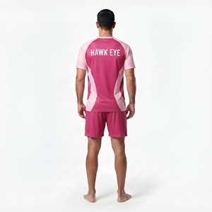 Camiseta de Fútbol de Cuello Redondo para Hombre, Manga Corta, Pantalones Cortos de Fútbol de Poliéster, Sublimación Personalizada, Logotipo del Equipo Personalizado, Nombre y Número del Jugador - Product Image 2