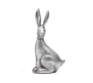 Elegante Adorno de Conejo de Aluminio para Decoración de Estantes y Espacios de Estar, Arte Decorativo con Estilo - Product Image 3