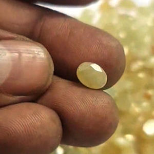 224 pièces de saphir jaune naturel ovales à facettes 6x4 7x5 8x6 9x7mm, 282 carats, Iroc Sales, pierres précieuses africaines de haute qualité, coupées, 57 USD pour l'ensemble - Product Image 3