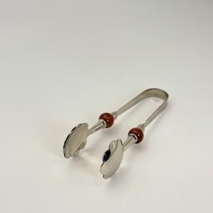 Pince de cuisine en acier inoxydable argenté, poli miroir, écologique, sans BPA, pour hommes, idéale pour la cuisson et la manipulation des aliments - Product Image 4