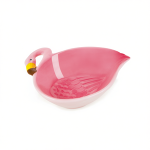 Ensemble de 4 bols en céramique Excelsa, design tropical rose, 16x5x14 cm - Product Image 3