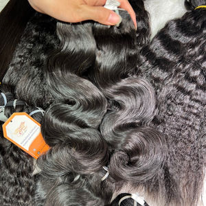 El mejor cabello Remy Pixie Curl del proveedor superior de Vietnam cutícula alineada 8-32 pulgadas de longitud completa sensación suave y cómoda - Product Image 4