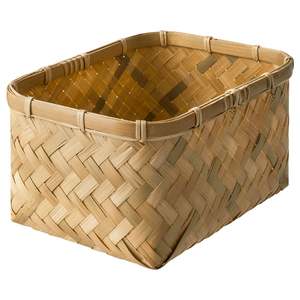 <b>Rectangular</b> Bamboo <b>Storage</b> <b>Basket</b> Wholesale Handwoven Laundry Organizer Multifunction Home Decor Made by KingCraftViet - Product Image 3