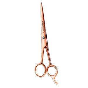 Ciseaux de coiffure en acier inoxydable rose doré à lames lisses et tranchantes de 6,5 pouces - Product Image 6