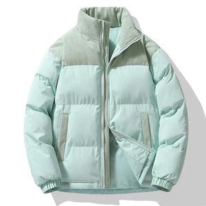 Nueva Chaqueta Acolchada de Invierno de Moda Urbana para Hombre y Mujer, Casual, Deportiva, Gruesa, Ligera, de Lona, con Cuello Alto, Impermeable - Product Image 1