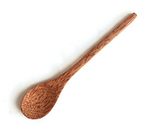 Cuchara de Servir de Madera Ecológica, Hecha a Mano, Natural, Capacidad de 10 ml, para Fiestas, para Mezclar Sopa, Arroz, Curry, Salsas, Utensilio de Cocina Saludable - Product Image 1