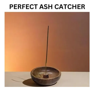 Quemador de Incienso (Agarbatti) de Madera de Acacia con Recolector de Ceniza, Adorno de Aromaterapia y Decoración para el Hogar - Product Image 5