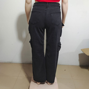 Pantalones vaqueros de cintura alta para mujer, ajustados, informales, gruesos, transpirables, de invierno, nueva llegada. - Product Image 3