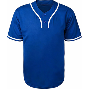 Maillot de baseball personnalisé haut de gamme, impression par sublimation à boutons, vêtements de sport pour équipes, fabricant d'articles de sport - Product Image 5