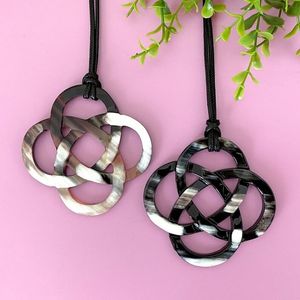 Collier en corne de buffle Collier en forme de trapèze en corne de buffle Design personnalisé Coffret cadeau personnel par gm impex - Product Image 4