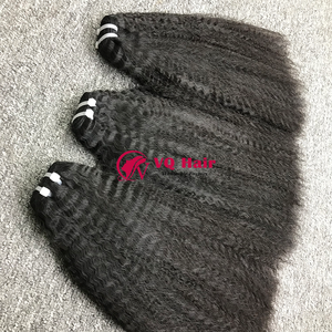 Crépus Droite Cuticule Alignée Vierge Naturel Vietnamien Cheveux Bundles Machine Double Trame Extensions de Cheveux Humains Perruque Toutes Les Couleurs - Product Image 1