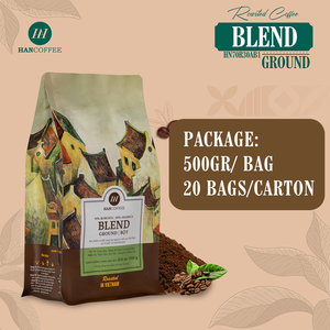 Premium Arabica & Robusta Blend Roasted <b>Coffee</b> Ground - Medium Roast, Mellow Taste - Custom Bag & Box Packaging (OEM/ODM) - Product Image 5