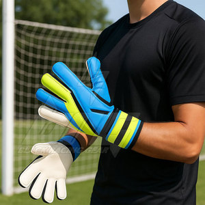 Football Goalkeeper <b>Gloves</b> Professional Customized German Latex Palm High Grip Custom Breathable Finger Protection Match Play - Product Image 5