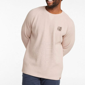 Custom Logo 100% Cotton Long Sleeve Men's <b>Waffle</b> Knit <b>Shirt</b>-Eco-Friendly Quick Dry Breathable & Durable Casual Wear - Product Image 3