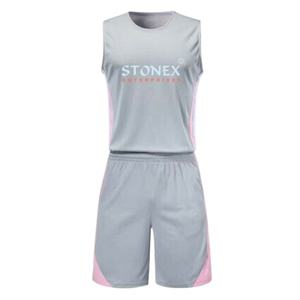Uniformes de baloncesto personalizados al por mayor, nuevo diseño de ropa deportiva para adultos de talla grande, incluye costura en blanco, logotipo impreso, sublimación - Product Image 1