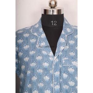 เดรสยาวพิมพ์ลายดอกไม้ผ้าฝ้ายรักษ์โลก แขนสไตล์เกาหลี พิมพ์ลายด้วยมือ คอวี ไซส์มินิ เสื้อเชิ้ตสไตล์ลำลอง ใส่ไปงานปาร์ตี้ฤดูร้อนได้ - Product Image 3