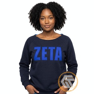GREEK TREASURES GT-1268 Sudadera de la Hermandad Femenina Zeta Phi Beta, Diseño Personalizado al por Mayor, Último Diseño, Sudadera de Invierno de Algodón y Felpa - Product Image 1