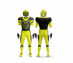 Maillots de football américain de qualité professionnelle, ensemble complet d'uniformes d'équipe |   Ensemble de football avec maillot et pantalon |   Polyester respirant - Product Image 6