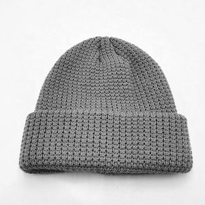 Gorro Clásico de Invierno para Mujer, Gorro de Punto Acrílico Tipo Waffle, Gorro Diario para Hombre y Mujer, Gorro Térmico Suave con Textura - Product Image 2