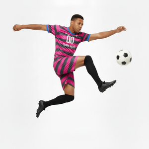 Nouvelle tenue de football uniforme 2026 personnalisée, dernière conception, ensemble d'uniformes de football pour équipe, short de sport 100 % polyester, fabriqué au Pakistan, OEM ODM - Product Image 3