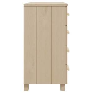 Credenza Media in Legno di Pino Massiccio e MDF Color Marrone Miele, Elegante Pezzo d'Arredamento - Product Image 4