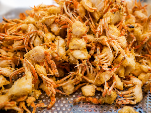 SWEET SPICY VIETNAM <b>Baby</b> Crab Snacks 100g Resealable Jar for Beer Snacks Bar Food Restaurant Appetizers and Retail - Product Image 1