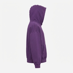 Ensemble sweat-shirt et pantalon de jogging oversize en coton épais pour homme, délavé au soleil, 500 g/m², sweat-shirt délavé à l'acide, effet usé - Product Image 3