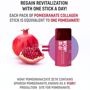 Goji Pomegranate <b>Collagen</b> Jelly Stick Drink 60 Count Youth Skin Support for Women - Product Image 4