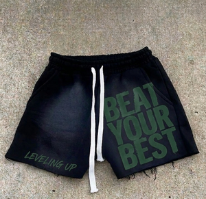 กางเกงขาสั้นลำลองผู้ชาย CLOVIX SPORTS คุณภาพพรีเมียม ผ้าฝ้าย สกรีนโลโก้ได้ ใส่สบายสำหรับฤดูร้อน กางเกงชายหาด ไซส์ใหญ่ สไตล์สตรีทแวร์ - Product Image 4