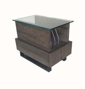 เก้าอี้ข้างเตียงดีไซน์ทันสมัยจากไม้ป็อปลาร์ สำหรับห้องนั่งเล่น ห้องนอน ทรงกลม สไตล์โมเดิร์น - Product Image 1