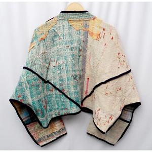 Vestes Kantha Premium Faites à la Main pour Femmes, Manteaux 100% Coton Respirant et Écologique, Col Mandarin, Prix de Gros - Product Image 2
