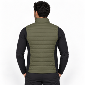 Chaleco Híbrido Ligero para Hombre, Proporciona una Capa Cómoda, Tejido Transpirable y Diseño Práctico para Uso Diario y Transicional - Product Image 3