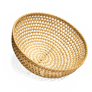 Woven Rattan Natural Beige Food Cover Dome Artisan Open-Weave Mesh <b>Table</b> Cloche Eco-Friendly Fruit Pastry <b>Protector</b> Outdoor - Product Image 2