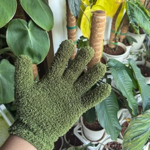 Guantes de microfibra que no sueltan pelusa, guantes de limpieza elásticos y transpirables para coche, hogar, cocina, reutilizables, suaves para quitar el polvo - Product Image 3