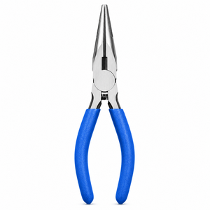 Needle Nose Pliers Long Nose Plier with Wire <b>Cutter</b> Spring Loaded Custom Logo High Quality Carbon Steel Hand Tool Wholesale OEM - Product Image 1