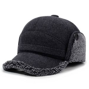 Gorra de Béisbol de Invierno para Hombre, Nueva Colección Otoño-Invierno, Gruesa, para Personas Mayores, Informal, Cálida, con Orejeras de Peluche - Product Image 6